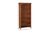 Novella bookcase dimensions: 39 in wide, 14 in deep, 77 in tall
