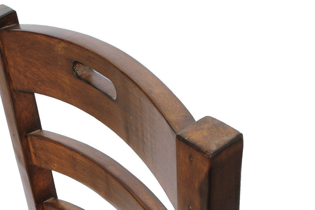 Novella Reclaimed Pine Dining Chair (Set of 2) - Hand-Hole Top Rail