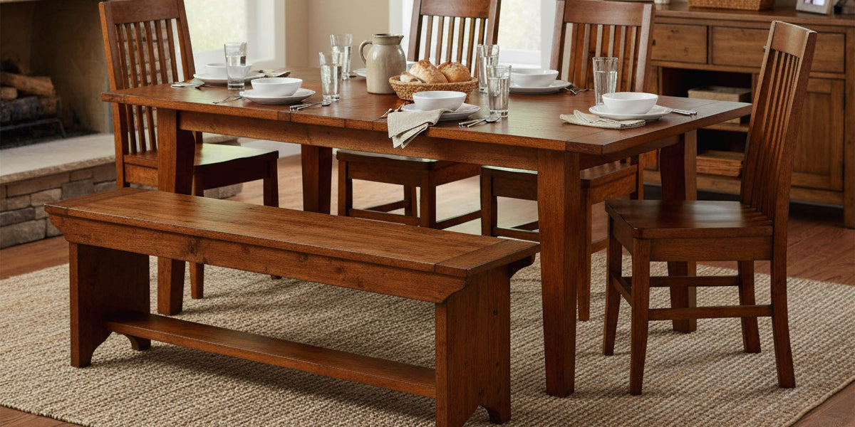 Novella Reclaimed Pine Extendable Dining Table