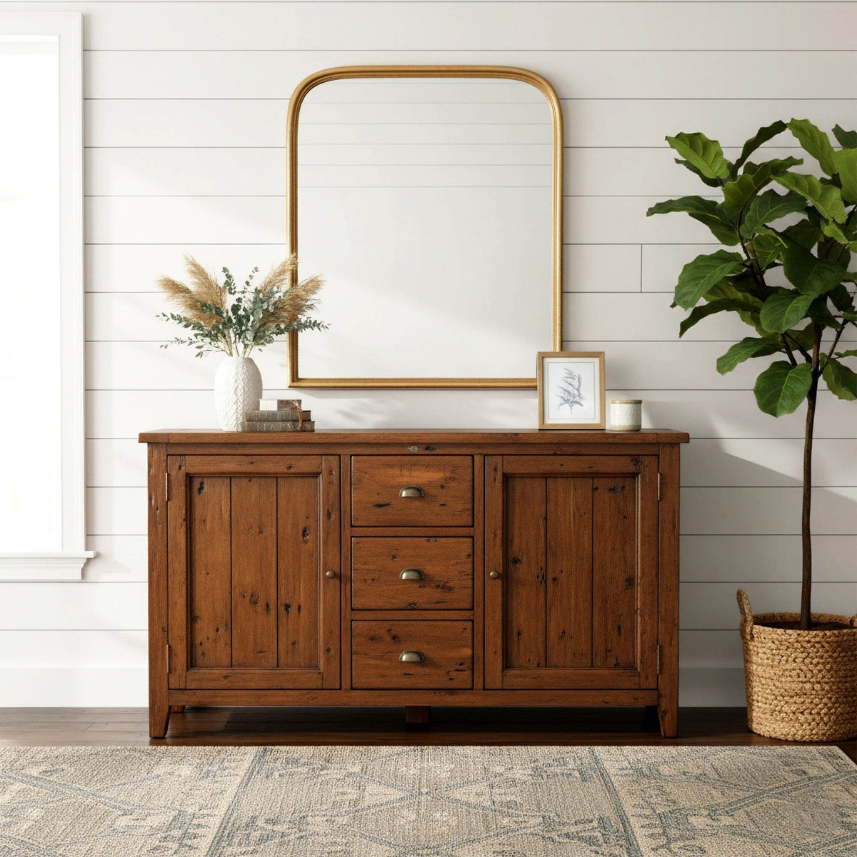 Novella Reclaimed Pine Sideboard with Drawers