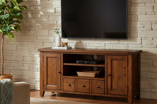 Novella Reclaimed Pine Small Media Console - Sized for Smaller Rooms