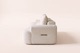 The Nuvola sofa in White seen from one end
