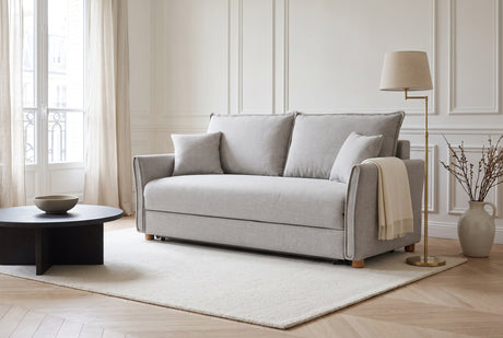Oran Condo Size Sleeper Sofa w/Storage - Grey