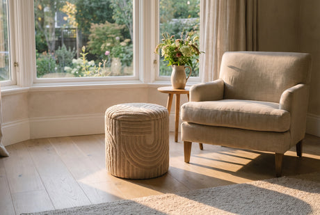 Orla Round Storage Ottoman