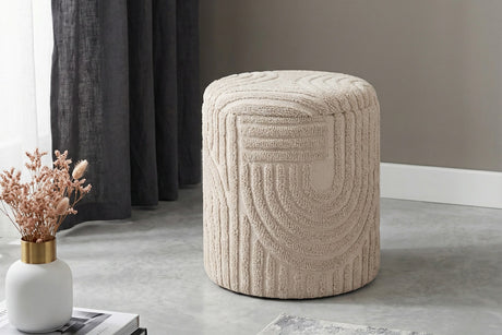 Orla Round Storage Ottoman