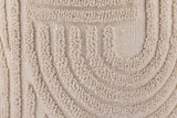 Close-up of the Orla beige cotton pile pattern