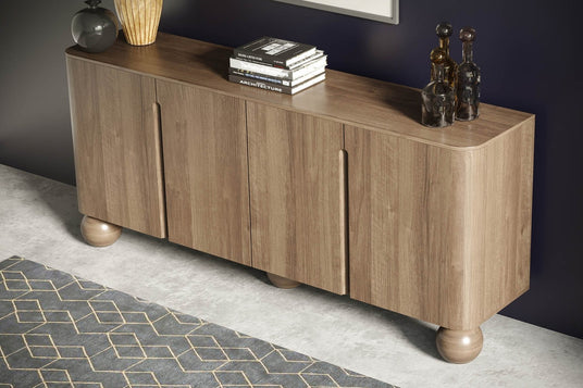 Orson Mango Wood Sideboard - Warm Mango Wood Grain