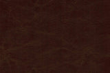 Close-up of Percival distressed brown bi-cast leather upholstery