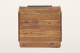 The Pescasseroli top from above: long acacia strips of different lengths