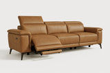 Valencia Pista Distressed Leather Reclining Sofa