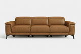 Valencia Pista Distressed Leather Reclining Sofa