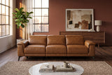 Valencia Pista Distressed Leather Reclining Sofa