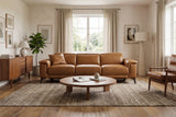 Valencia Pista Distressed Leather Reclining Sofa