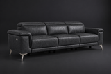 Valencia Pista Distressed Leather Reclining Sofa