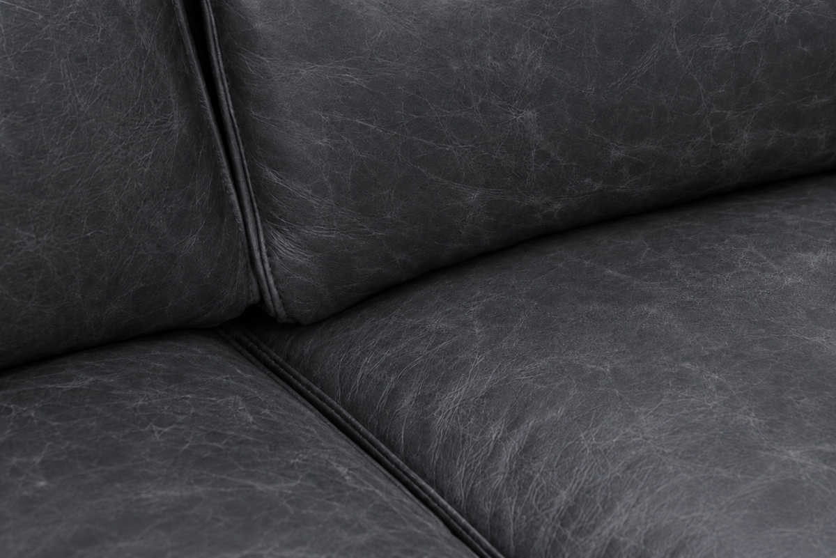 Valencia Pista Distressed Leather Reclining Sofa