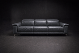 Valencia Pista Distressed Leather Reclining Sofa