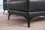Valencia Pista Distressed Leather Reclining Chaise Sectional Sofa