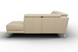 Pista Leather Reclining Sectional Sofa