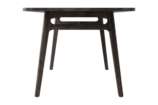 Prescott Antique Black Solid Acacia Dining Table - Built for Six