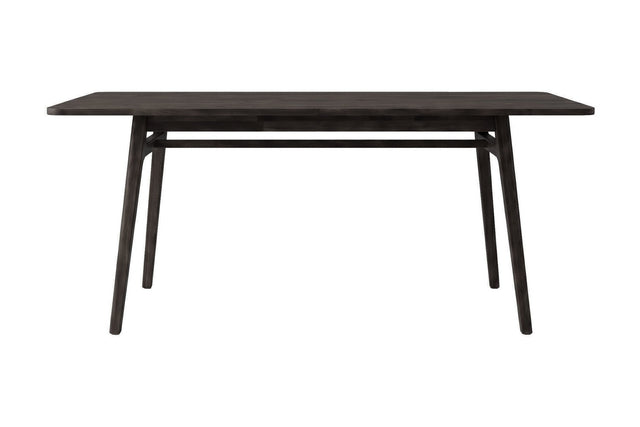 Prescott Antique Black Solid Acacia Dining Table - Room for Six