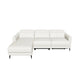 Andria Leather Reclining Sectional Sofa