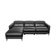 Andria Leather Reclining Sectional Sofa