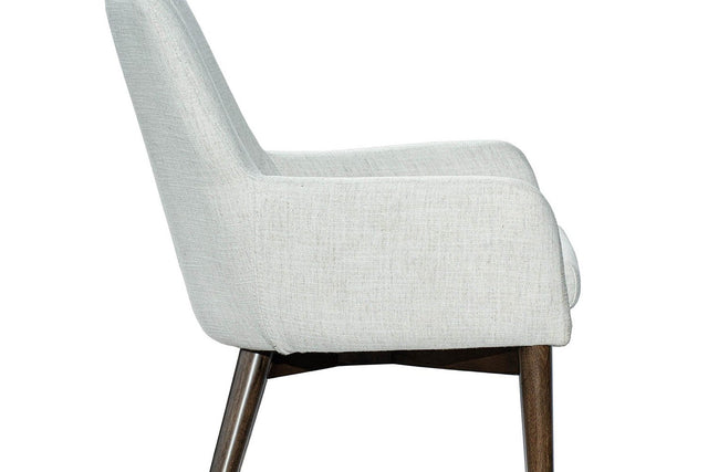 Radley Fabric Arm Dining Chair (Set of 2) - Padded Curved Arms