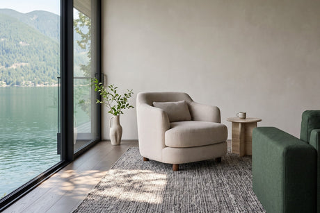 Ripatransone Curved Back Accent Chair