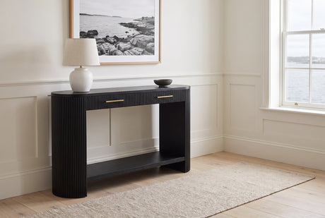 Savona Reeded 2-Drawer Console Table