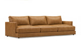 Serena sofa in distressed Italian aniline leather