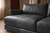 Serena Distressed Leather Corner Sectional Sofa