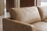Serena Distressed Leather Corner Sectional Sofa