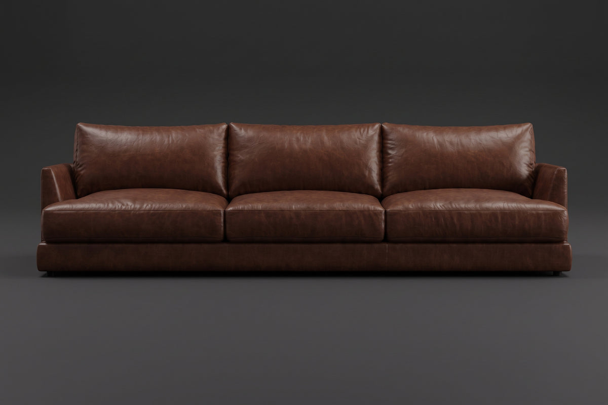 Serena Distressed Leather Sofa