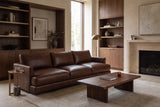 Serena Distressed Leather Sofa