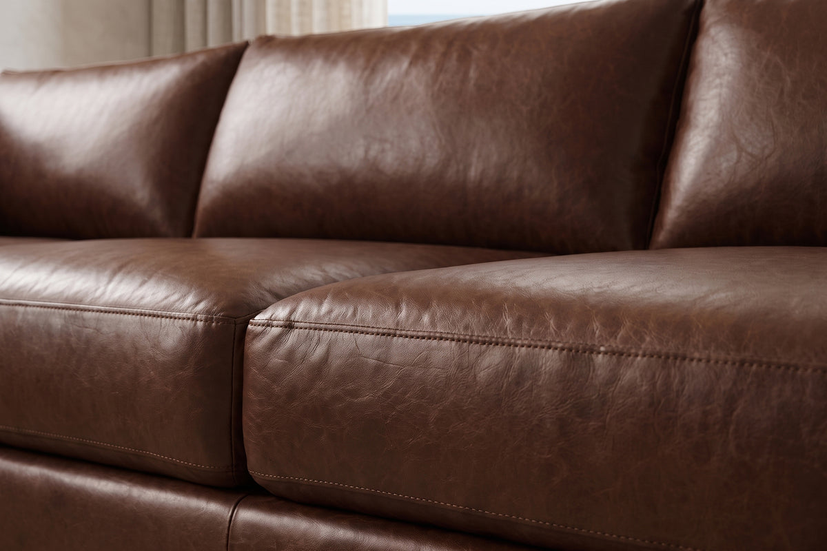 Serena Distressed Leather Sofa