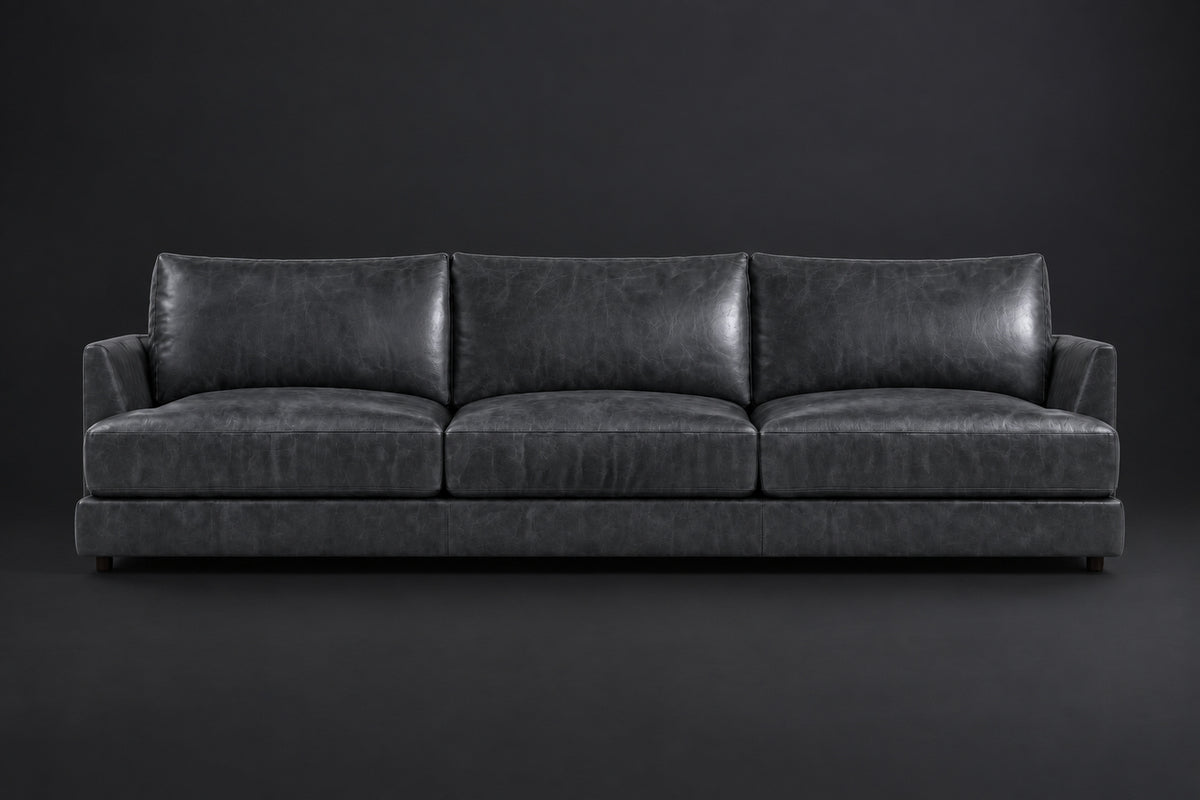 Serena Distressed Leather Sofa