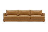 Serena sofa in distressed Italian aniline leather
