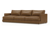 Serena sofa in distressed Italian aniline leather