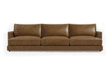 Serena sofa in distressed Italian aniline leather