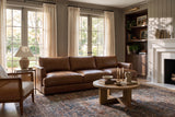 Serena sofa in distressed Italian aniline leather