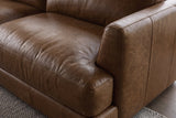 Serena sofa in distressed Italian aniline leather