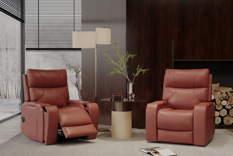 Skov Leather Power Lift Recliner Chair