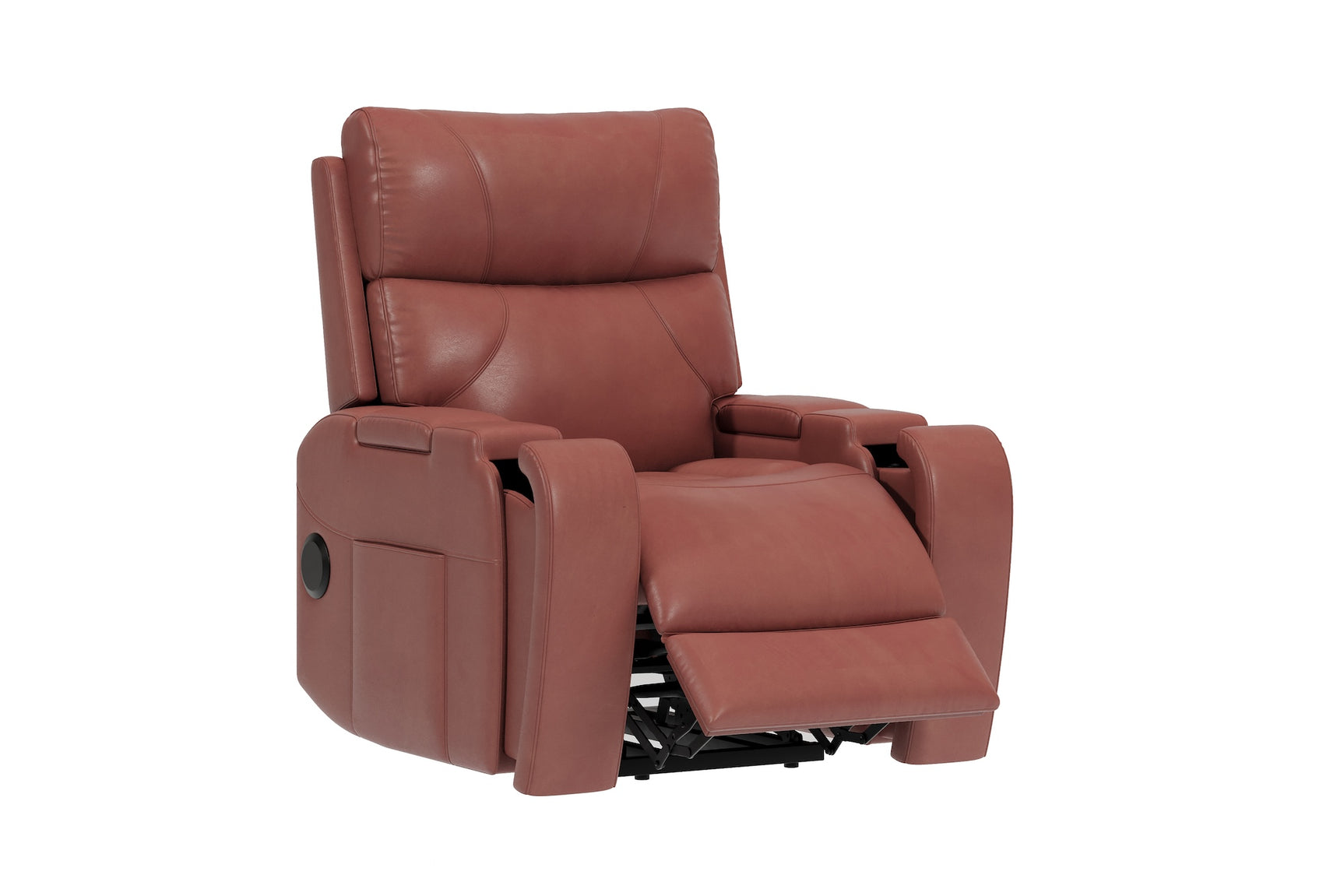Skov Leather Power Lift Recliner Chair