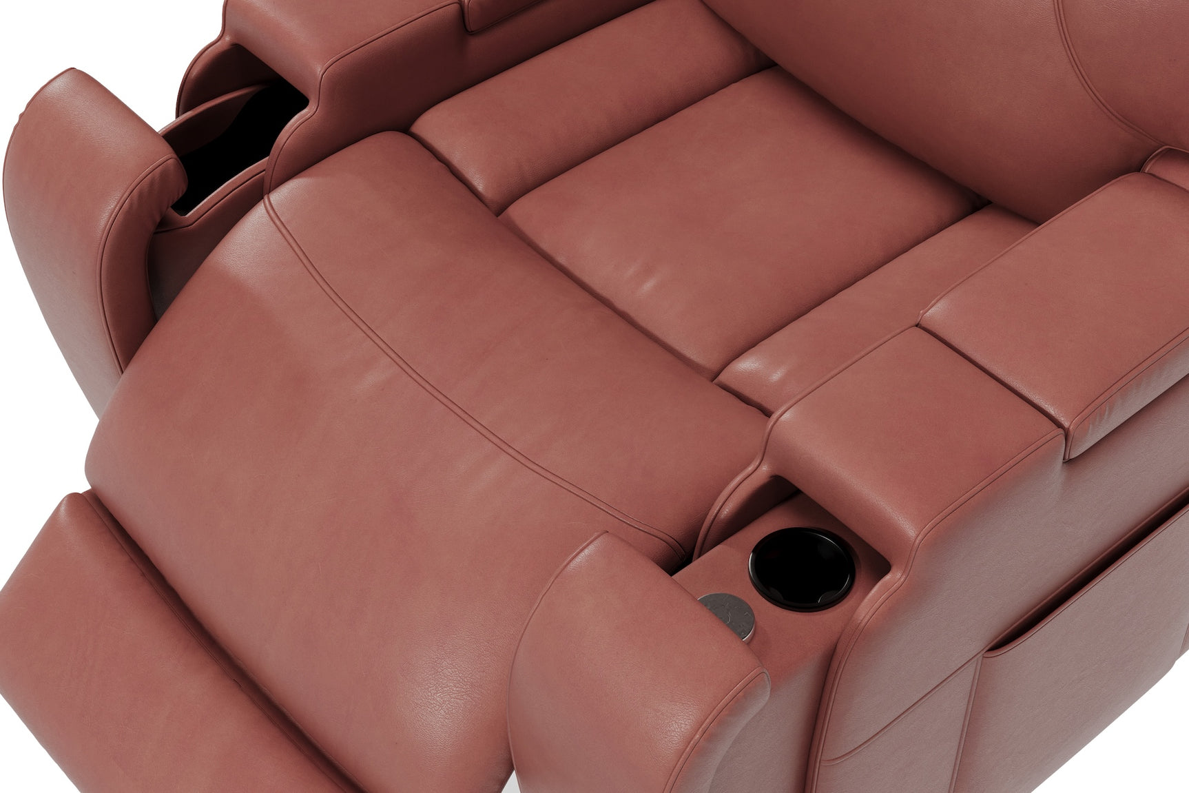 Skov Leather Power Lift Recliner Chair
