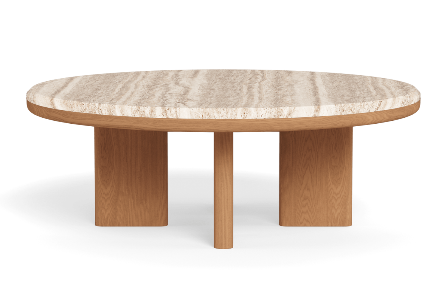 Valencia Solara Teak Round Outdoor Coffee Table, Natural