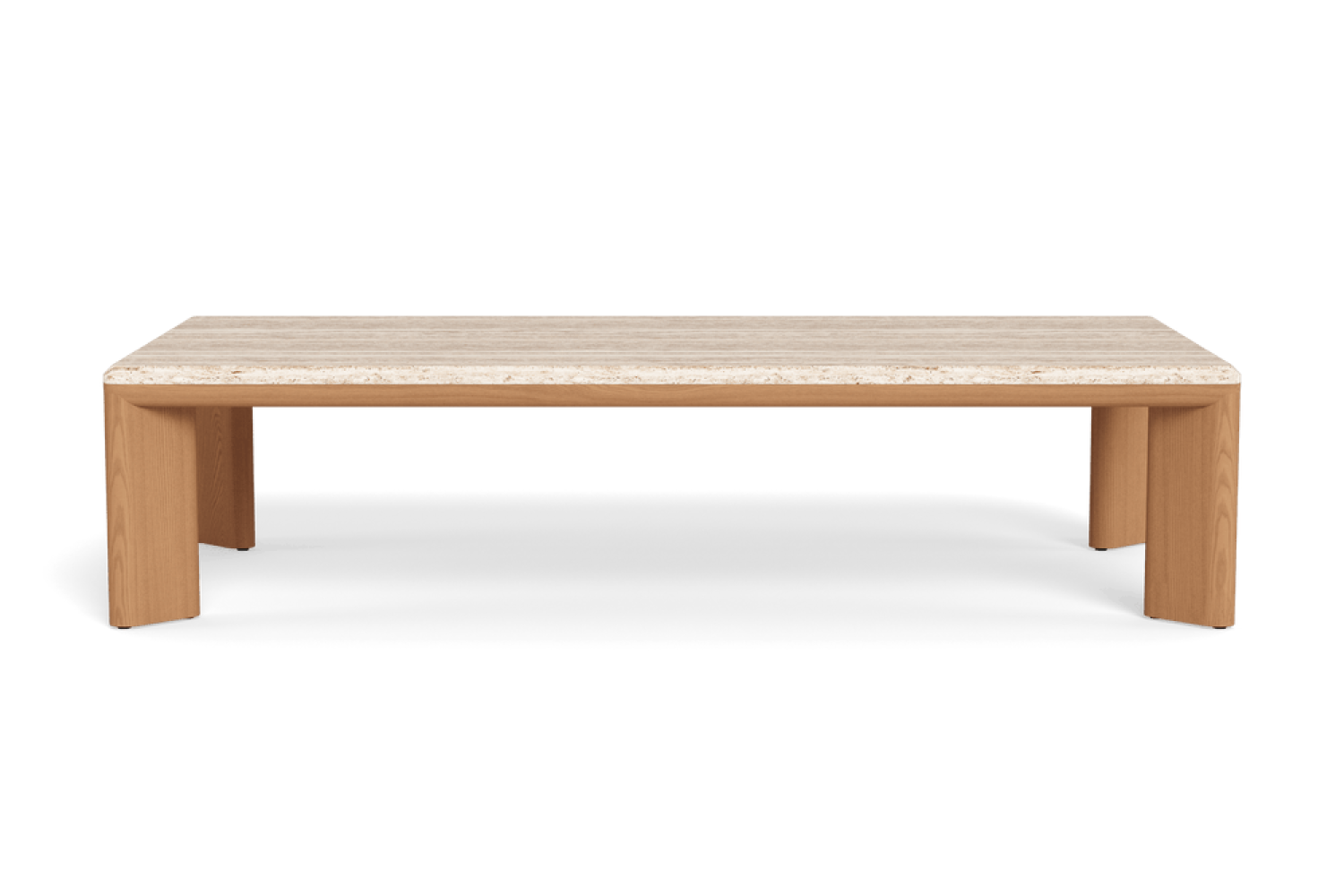 Valencia Solara Teak Rectangular Outdoor Coffee Table, Natural