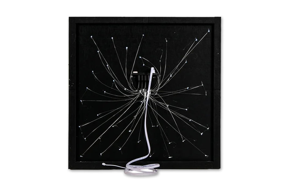 Fiber-optic panel build