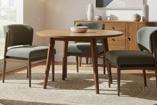 Sutton Fabric Armless Dining Chair (Set of 2) - Olive Chenille