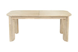 Sylvan acacia dining table, front view