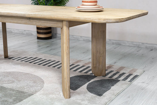Sylvan Acacia Extendable Dining Table - Curves Underfoot